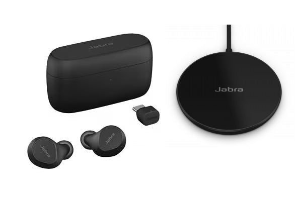 Jabra 20797-999-889 Evolve 2 MS 20-20kHz Wireless EarBuds with Charging Pad