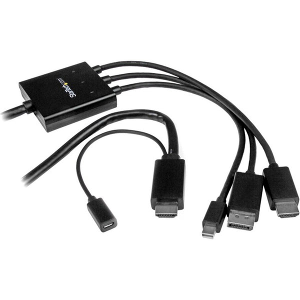 2m 6 ft HDMI, DisplayPort or Mini DisplayPort to HDMI Converter Cable - HDMI, DP or Mini DP to HDMI Adapter DPMDPHD2HD