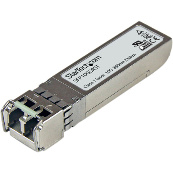 StarTech.com Cisco SFP-10G-SR Compatible SFP+ Module - 10GBASE-SR - 10GE Gigabit Ethernet SFP+ 10GbE Multimode Fiber MMF Optic Transceiver SFP10GSRST