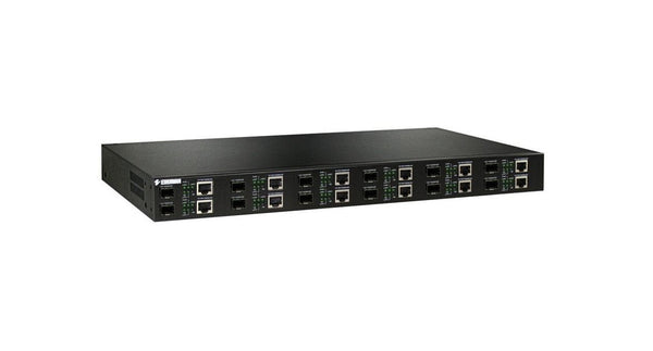 EtherWAN EMC1230RTLC-20 24-Ports 1000/100/10-TX to 1000-LX Fiber Media Converter