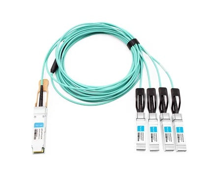 Mellanox MFA7A50-C015 InfiniBand 100GbE 15m QSFP28 to 4xSFP28 Fiber Optic Cable