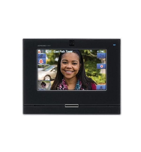 Aiphone IX-MV7-B 7-Inch TFT LCD Touchscreen Hands-free IP Video Master Station