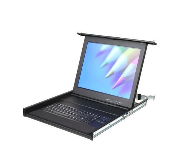 Avocent ECS17KMM8P-001 17-Inch 8-Port PS/2 KVM LCD Server Console With Keyboard Touch Pad