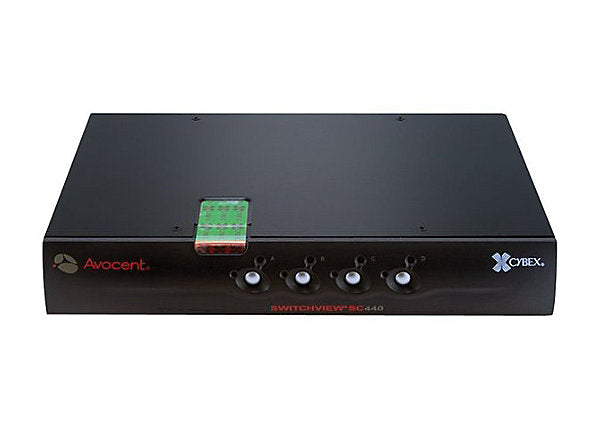 Avocent SC440-001 SwitchView SC440 Quad-Port 2560x1600 110-220Volts AC External KVM Switchbox