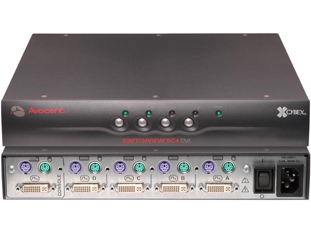 Avocent SC4PDV-001 SwitchView SC4 Quad-Port DVI KVM Switch