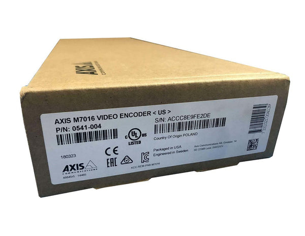 Axis 0541-004  / M7016 16-Channel H.264 Motion JPEG Video Encoder