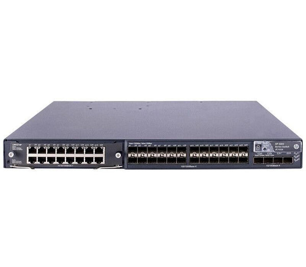 HP JC103A 24-Port 5800 Gigabit SFP Managed Layer3 Rack-Mountable Switch