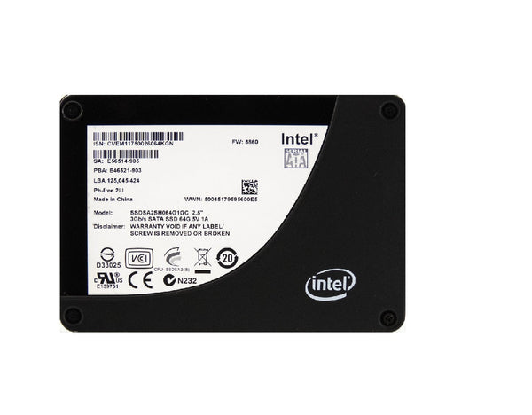 Intel SSDSA2SH064G1GC X25-E 64Gb SLC SATA-II 2.5-Inch Internal Solid State Drive (SSD)