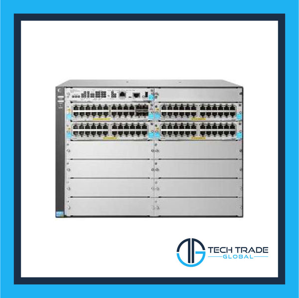 JL001A | HPE Aruba 5412R 92GT PoE+ / 4SFP+ (No PSU) v3 zl2 - switch - 92 ports - managed - rack-mountable
