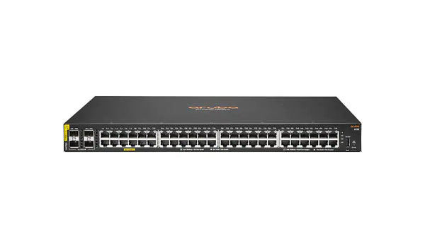 JL675A | HPE Aruba 6100 48G Class4 PoE 4SFP+ 370W Switch - switch - 52 ports - manag