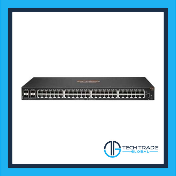JL676A | HPE Aruba 6100 48G 4SFP+ Switch - switch - 52 ports - managed - rack-mountable