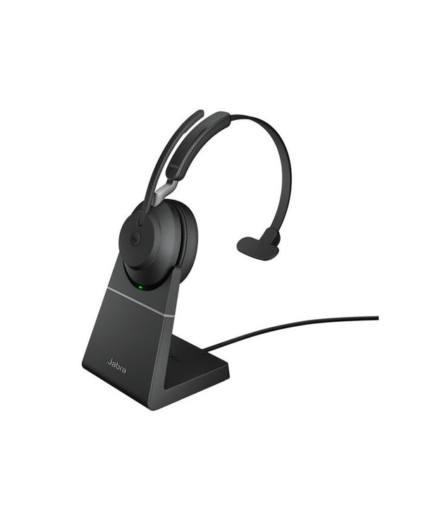 Jabra 26599-899-989 Evolve2 65 MS Mono 20-20.000Hz Black Wireless On Ear Headset