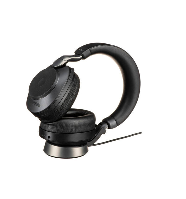 Jabra 28599-989-989 Evolve2 85 UC Stereo 1.6-Inch 5-20000Hertz Over-Ear Headset With Stand