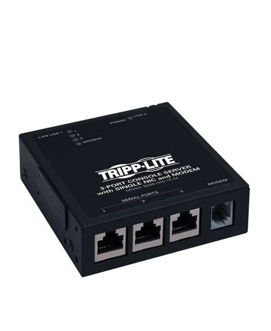 Tripp Lite B095-003-1E-M 3-Port Serial Console & Terminal Server With Modem