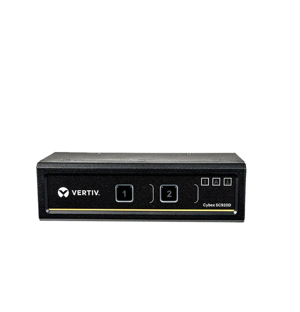 Vertiv SC920D Cybex SC900 2-Port Dual-Head Secure Desktop KVM Switch