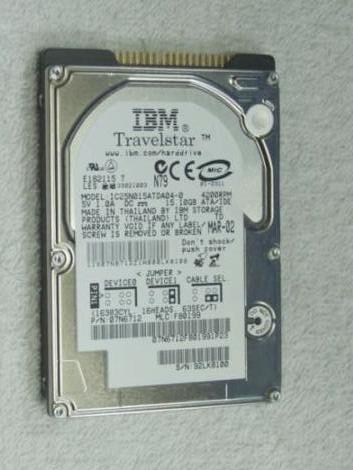 IBM Travelstar 15.0GB 4200 RPM 9.5MM Ultra DMA/ATA-5 IDE/EIDE