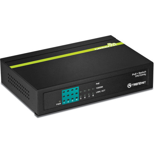 TRENDnet TPE-TG44G 8-Port Gigabit GREENnet PoE+ Switch