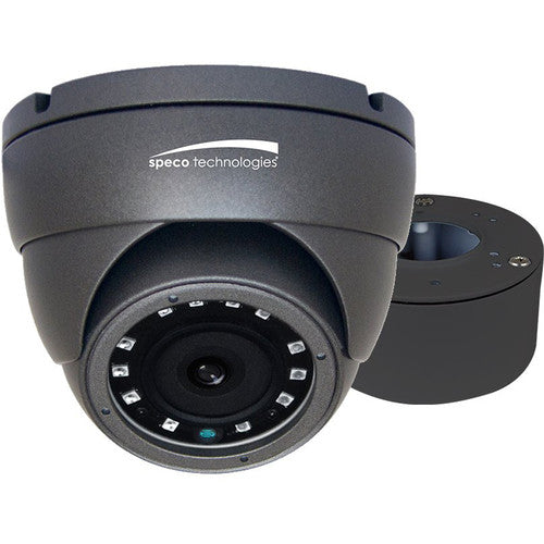 Speco Technologies VLDT4G 2MP Outdoor Analog HD Turret Camera with Night Vision (Dark Gray)