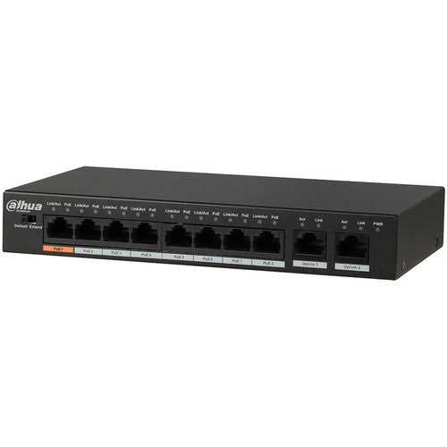 Dahua Technology DH-PFS3010-8ET-96 10-Port Fast Ethernet PoE+ Switch