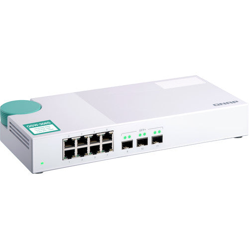 QNAP QSW-308S 8-Port Gigabit Unmanaged Switch with SFP+