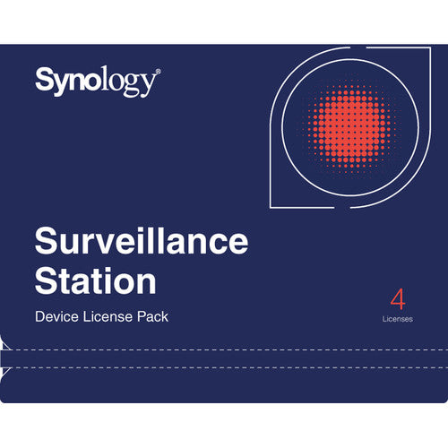 Synology 4-Camera License Key for Synology Surveillance Station