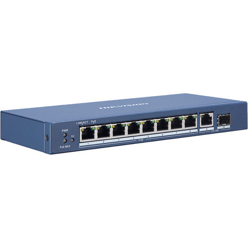 Hikvision DS-3E0510P-E 8-Port Gigabit PoE-Compliant Unmanaged Network Switch