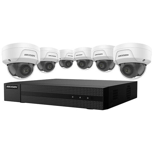 Hikvision EKI-K82D46 8-Channel 8MP NVR with 2TB HDD & 6 4MP Night Vision Dome Cameras Kit