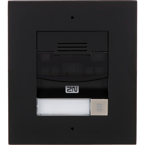 2N IP Solo Intercom System with Camera (Flush Mount, Black)