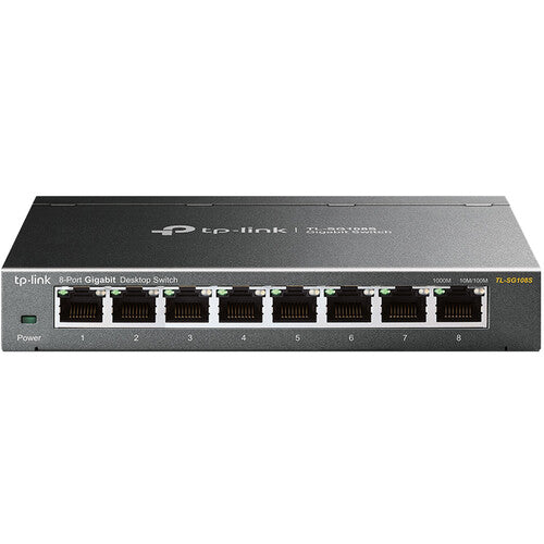 TP-Link TL-SG108S 8-Port Gigabit Unmanaged Network Switch