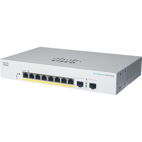 Cisco CBS220-8T-E-2G 8-Port Gigabit Managed Network Switch with SFP