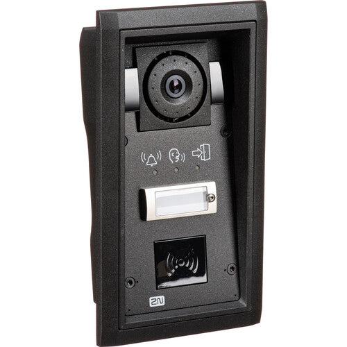 2N IP Force 1-Button Intercom System with Camera, RFID Card Reader & Status Icons