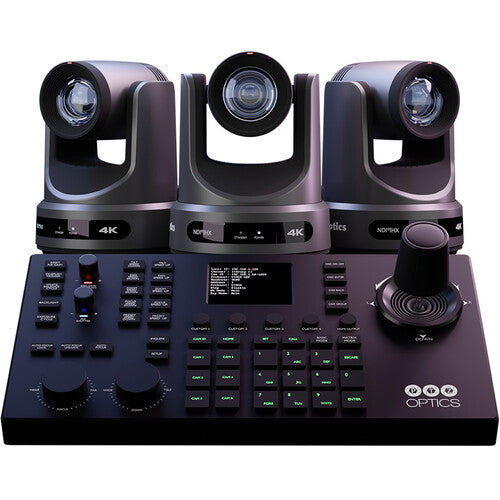 PTZOptics Producer-4K Camera & Controller Bundle (Gray)