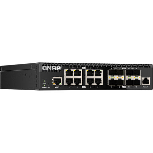 QNAP QSW-M3216R-8S8T 16-Port 10G RJ45 / SFP+ Managed Network Switch