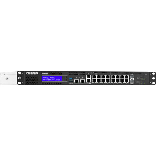 QNAP QGD-1602P-C3758-8G 16-Port Multi-Gig PoE 4 Compliant Managed Switch & NAS Enclosure