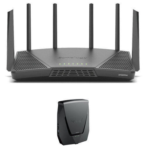 Synology RT6600 & WRX560 Router Wi-Fi 6 Mesh Network Kit