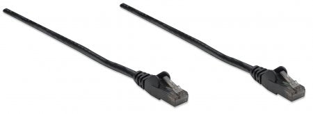 INTELLINET/Manhattan 342124 Network Cable, Cat6, UTP 100 ft. (30.0 m), Black (50 Packs), Stock# 342124