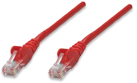 INTELLINET/Manhattan 320603 Network Cable, Cat5e, UTP 50 ft. (15.0 m), Red (40 Packs), Stock# 320603