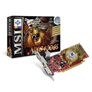 MSI N8400GS-TD256 256MB DDR2 PCI Express Video Card