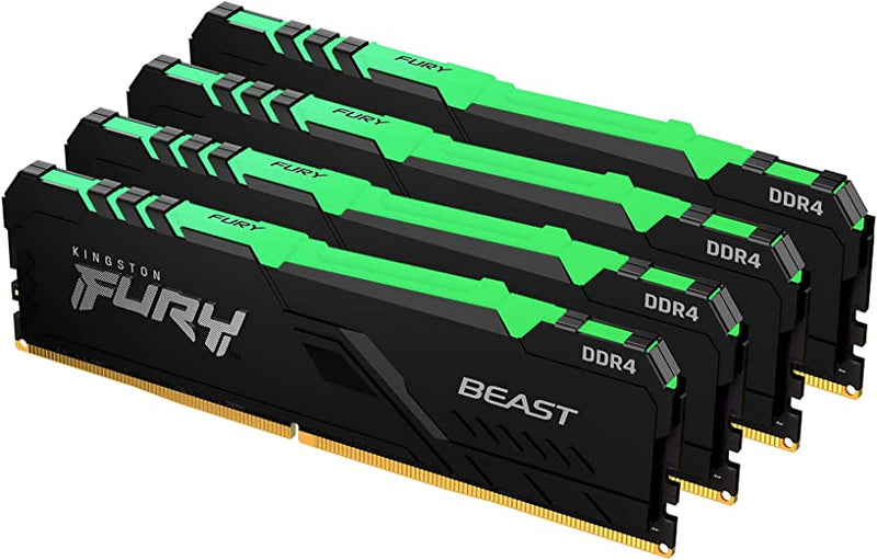 Kingston KF436C18RBK2/64 64GB Fury Beast RGB DDR4 SDRAM Memory Kit