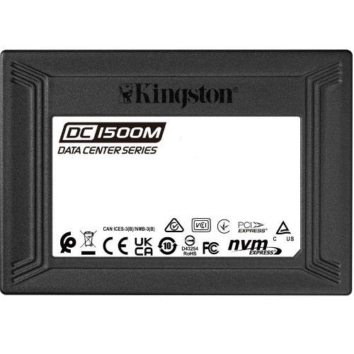 Kingston SEDC1500M/1920G DC1500M 1.92TB PCI NVMe 3.0x4 U.2 Solid State Drive