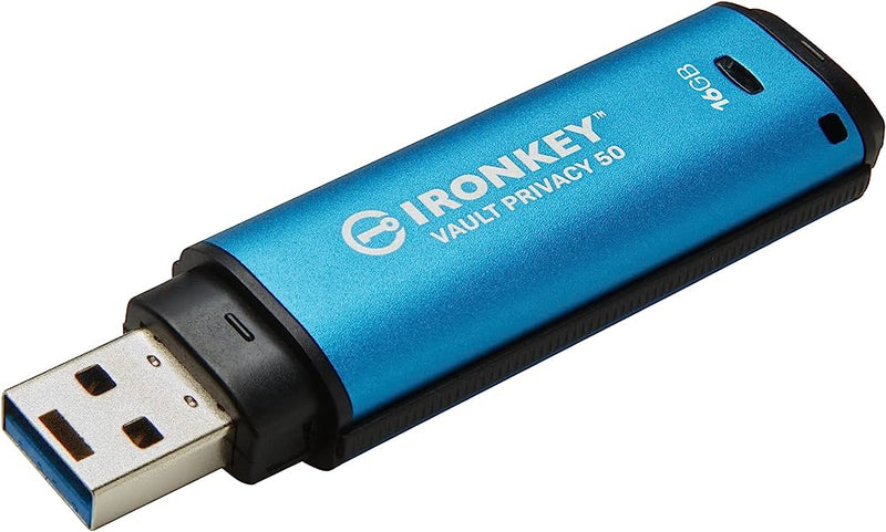 Kingston IKVP50/16GB IronKey 16GB Vault Privacy 50 USB3.2 Flash Drive