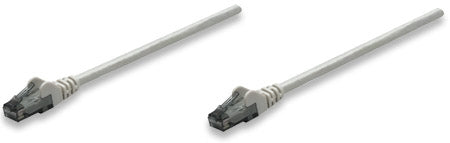 INTELLINET/Manhattan 340557 Network Cable, Cat6, UTP 100 ft. (30.0 m), Grey (20 Packs), Stock# 340557