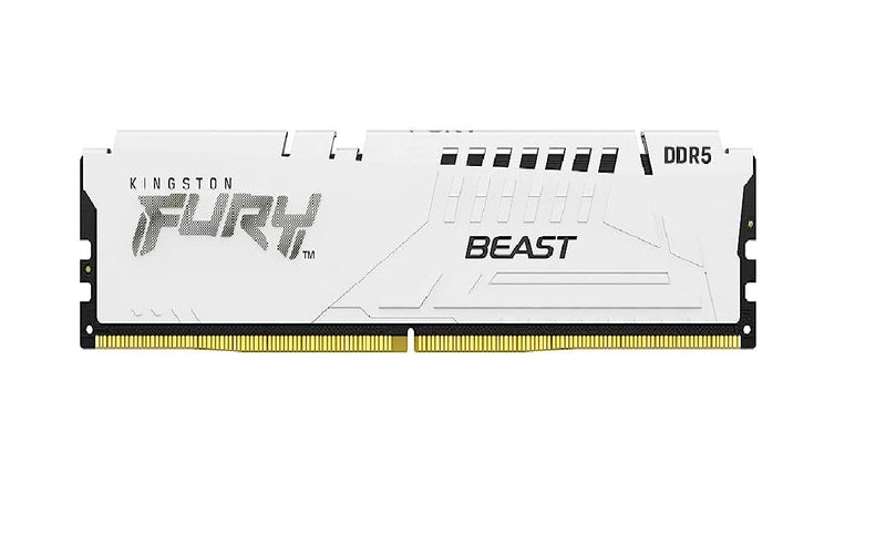 Kingston KF556C40BWK4-128 128GB Fury Beast White XMP DDR5 SDRAM Memory Kit