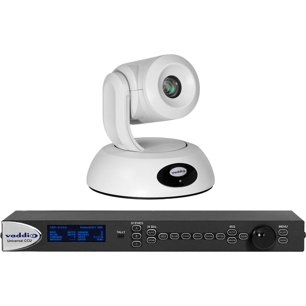 Vaddio 999-99170-000W RoboSHOT 30E PTZ Camera with QCCU System