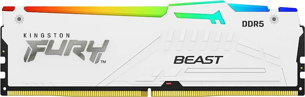 Kingston KF560C40BWAK2-64 64GB Fury Beast White RGB EXPO DDR5 SDRAM Memory Kit