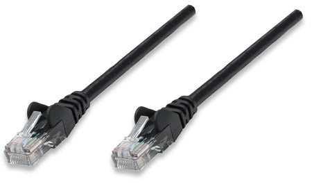 INTELLINET/Manhattan 320801 Network Cable, Cat5e, UTP 100 ft. (30.0 m), Black (40 Packs), Stock