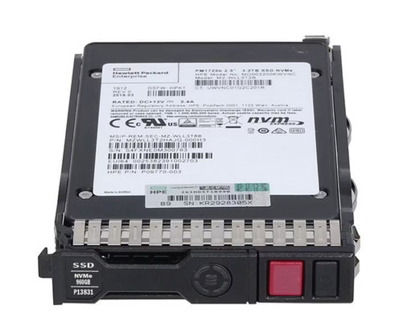 HPE 960GB NVMe RI SFF SCN DS SSD