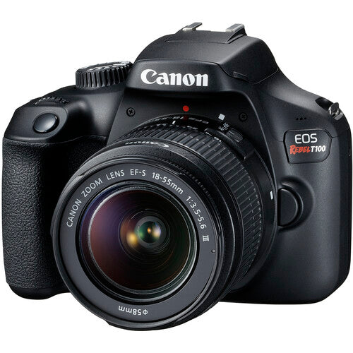 Canon EOS Rebel T100 DSLR Camera with 18-55mm Lens