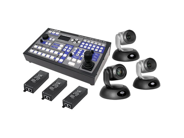 Vaddio 999-5655-120 ProductionVIEW HD-SDI RS12 3 Camera Bundle