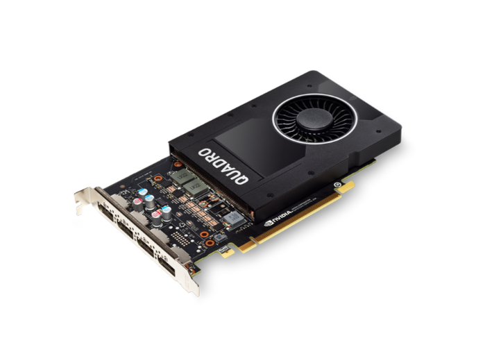 PNY VCQP2200-SB Nvidia Quadro P2200 4 Ports PCI Express 3.0 x16 Plug-in Card Graphic Card